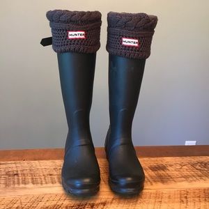 Hunter boot socks.